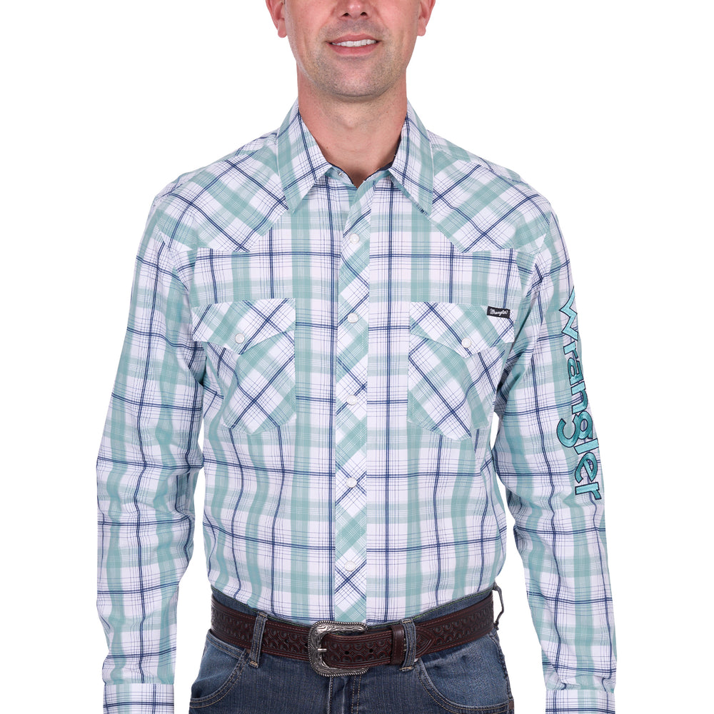 
                      
                        Wrangler Mens Jacob Logo LS Dress Shirt X5S1111364
                      
                    