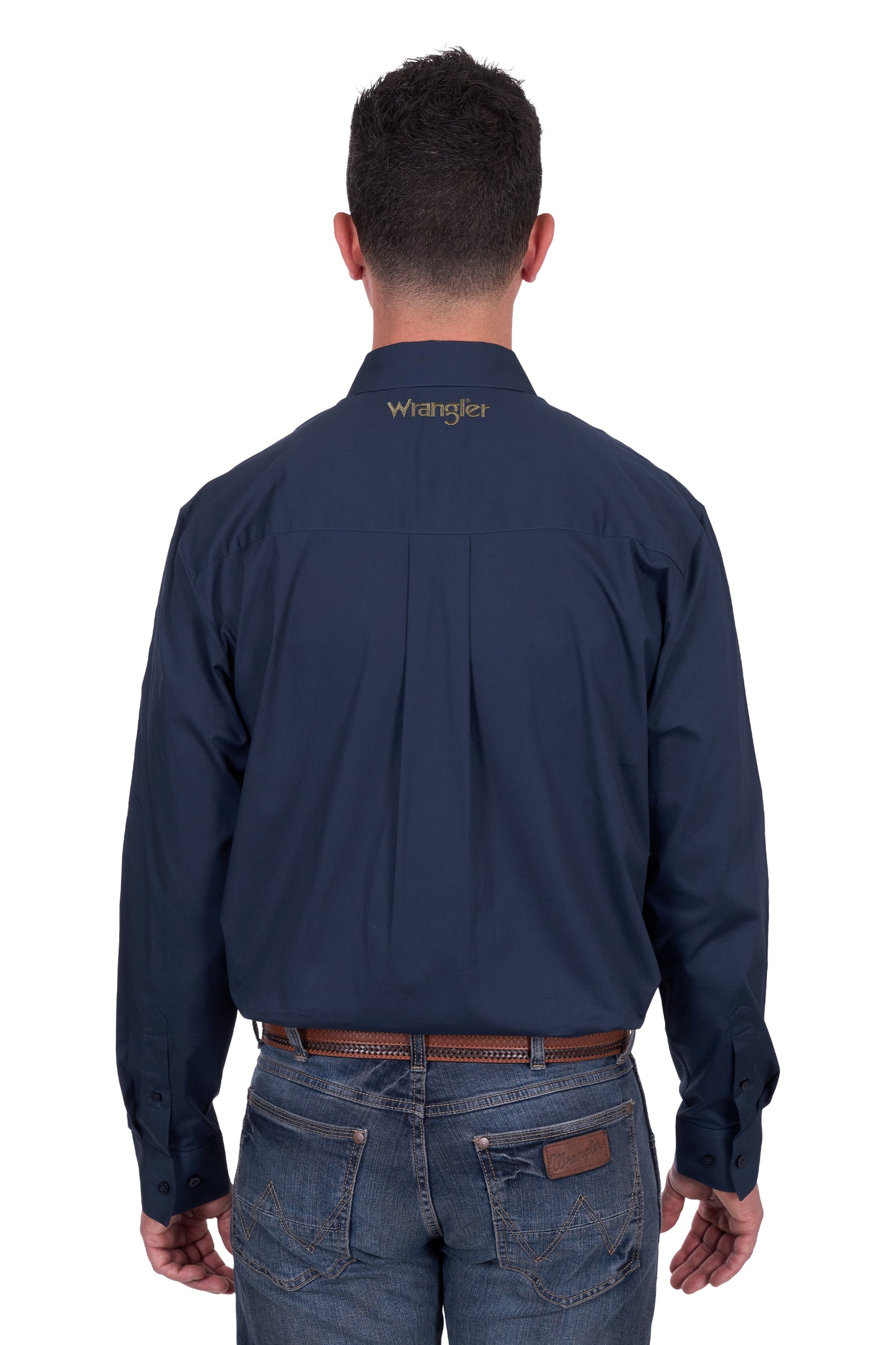 Wrangler Mens Brad Logo LS Dress Shirt X5S1115359