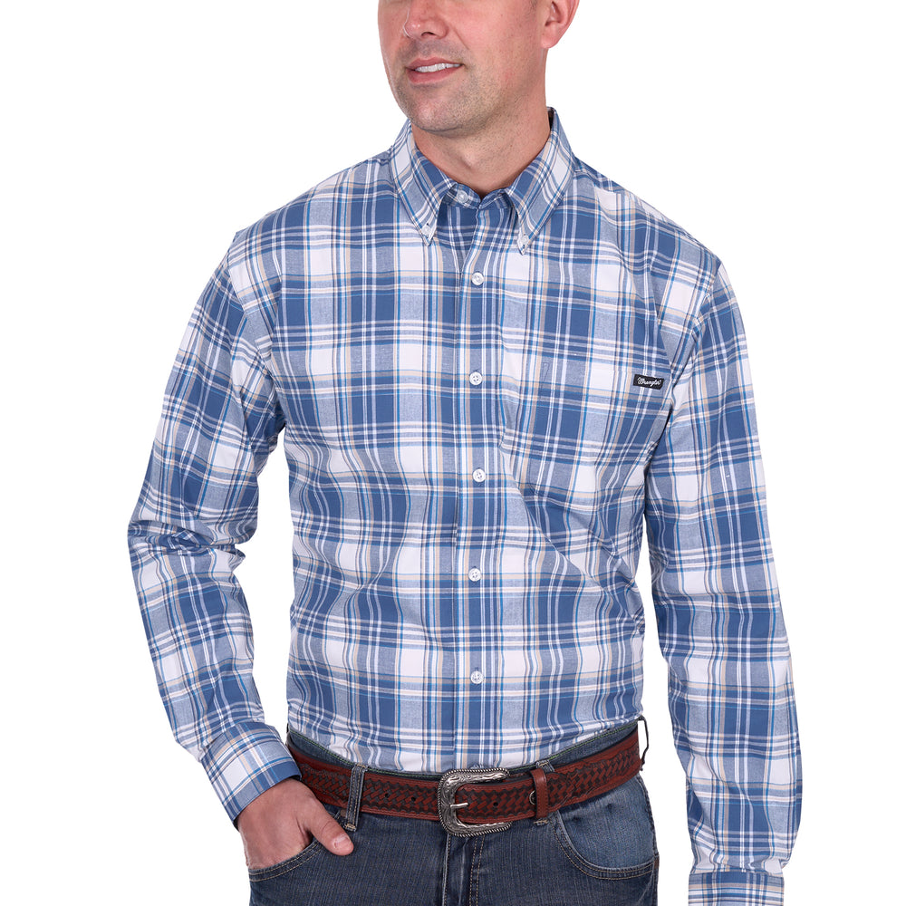 Wrangler Mens Ranger LS Dress Shirt X5S1115369