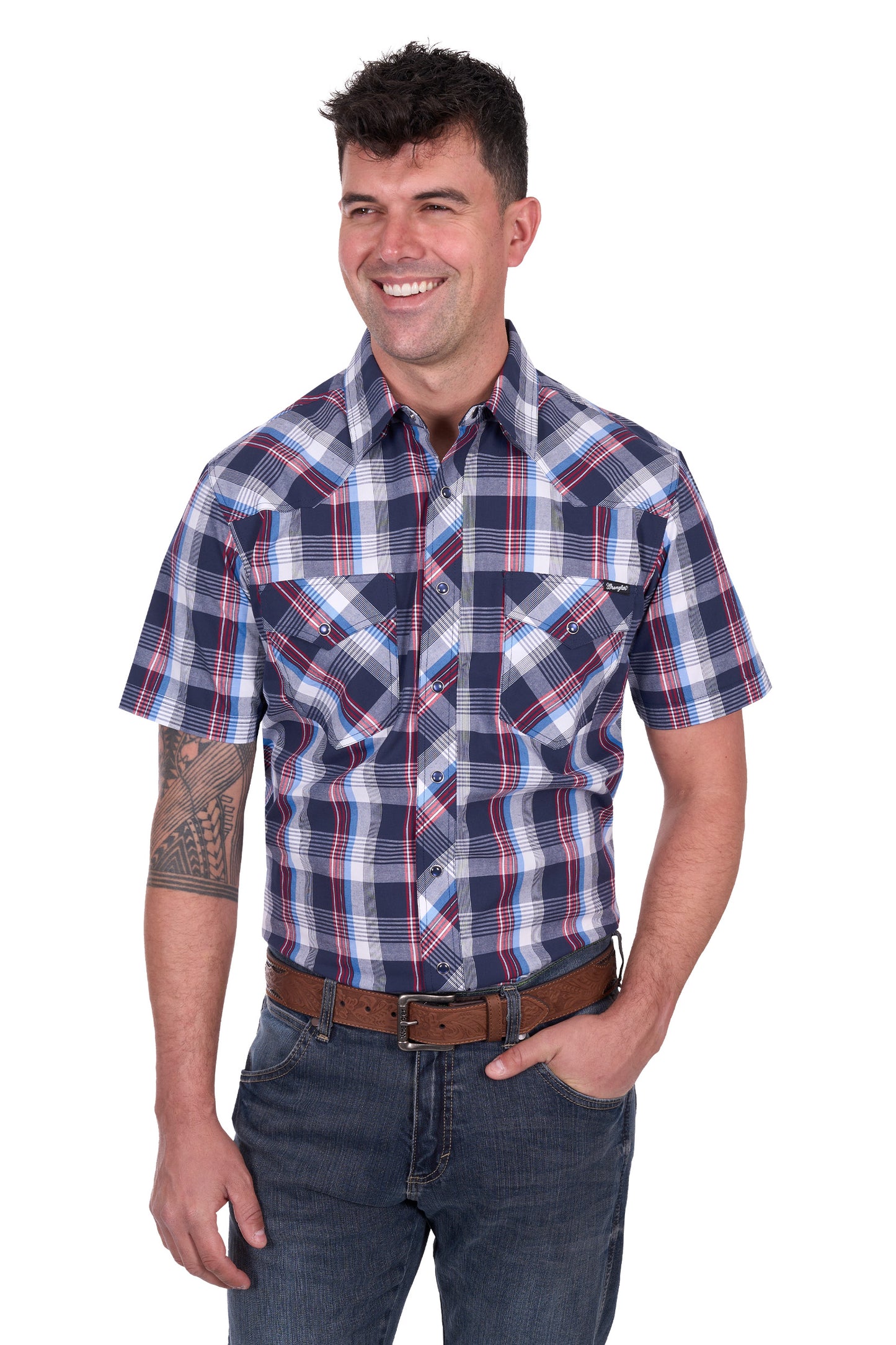 Wrangler Mens Phillip SS Shirt X5S1117371