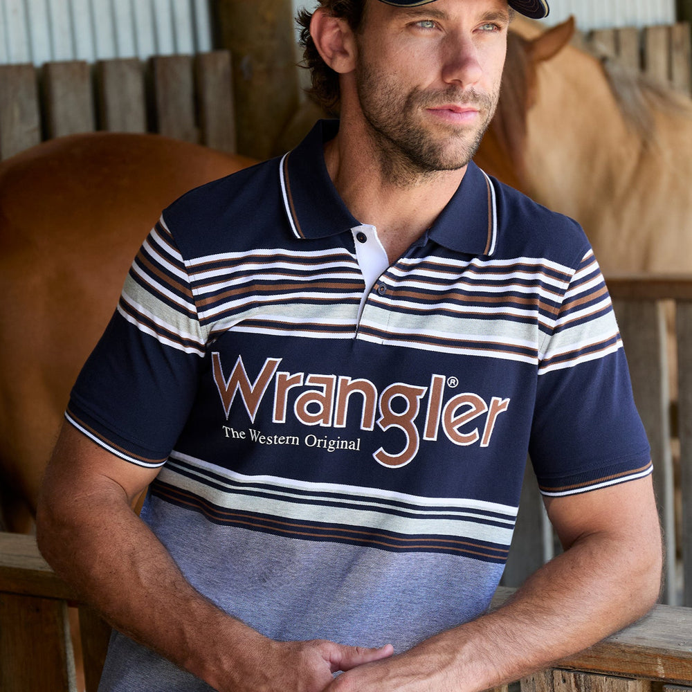 Wrangler Mens Victor Polo X5S1566373