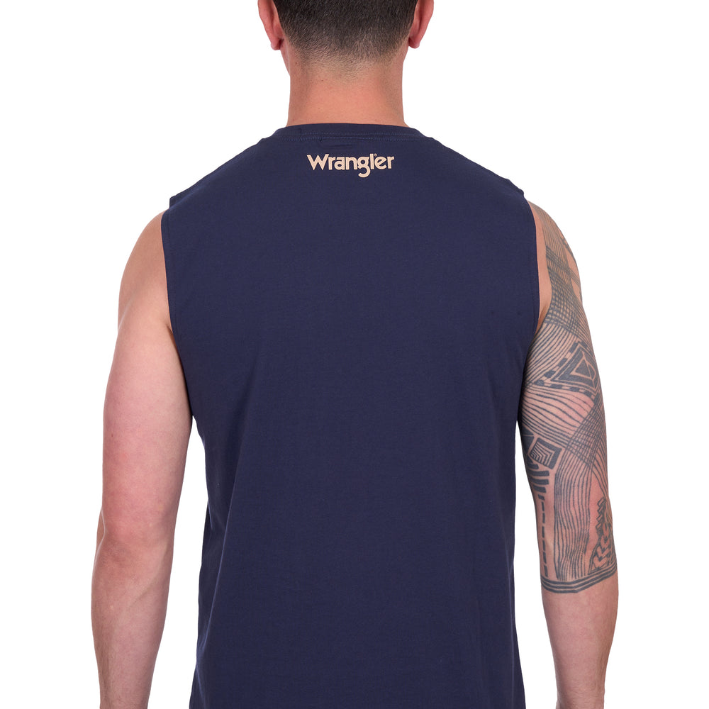 Wrangler Mens Mario Muscle Tank X5S1572395