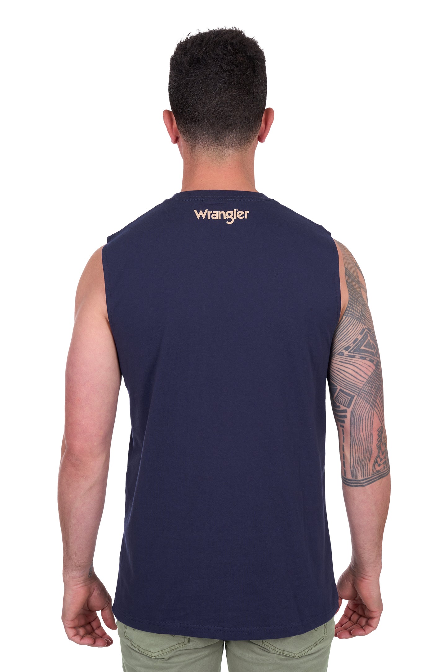 Wrangler Mens Mario Muscle Tank X5S1572395
