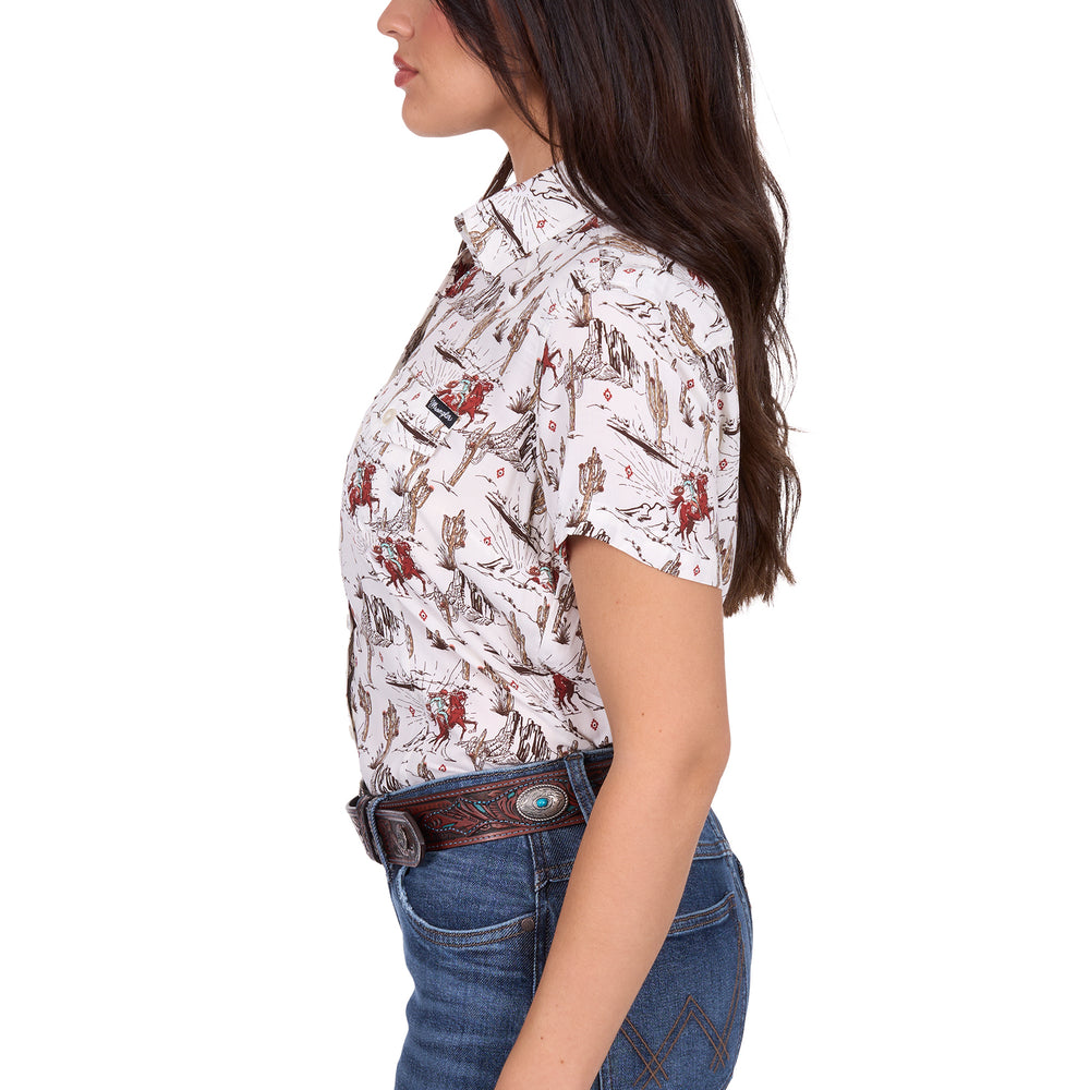 Wrangler Womens Celeste Short Sleeve Shirt X5S2132436