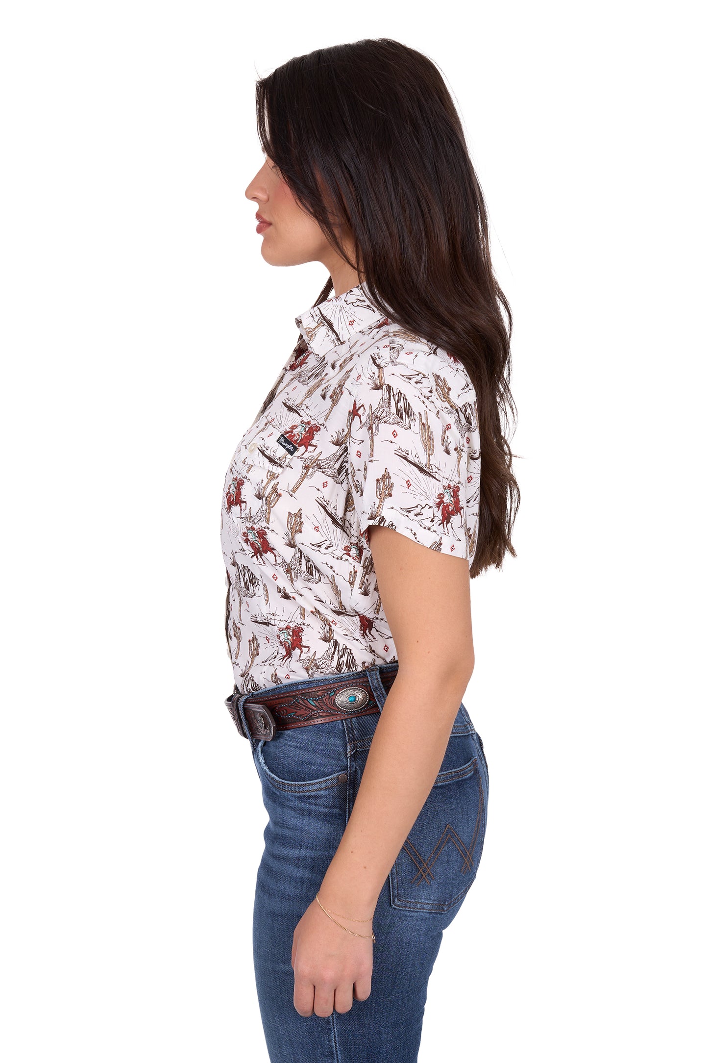 Wrangler Womens Celeste Short Sleeve Shirt X5S2132436