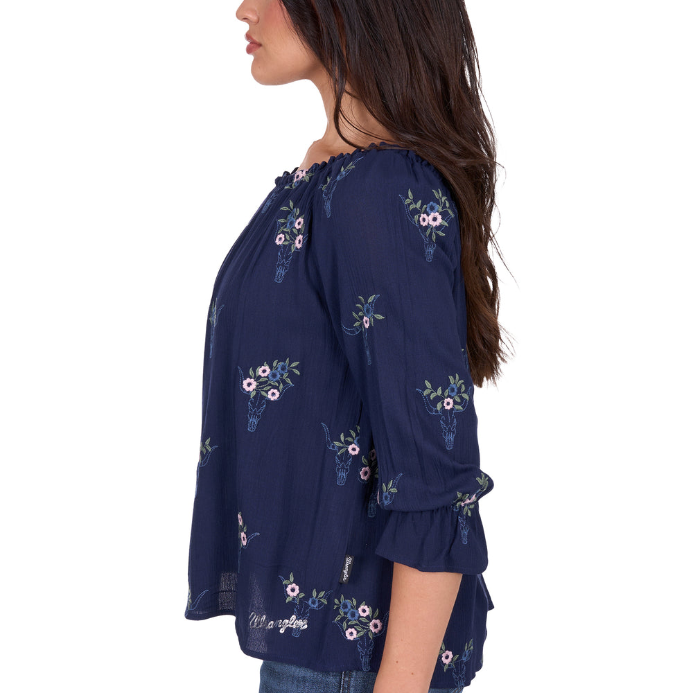 
                      
                        Wrangler Womens Camilla 3/4 Sleeve Blouse X5S2523448
                      
                    