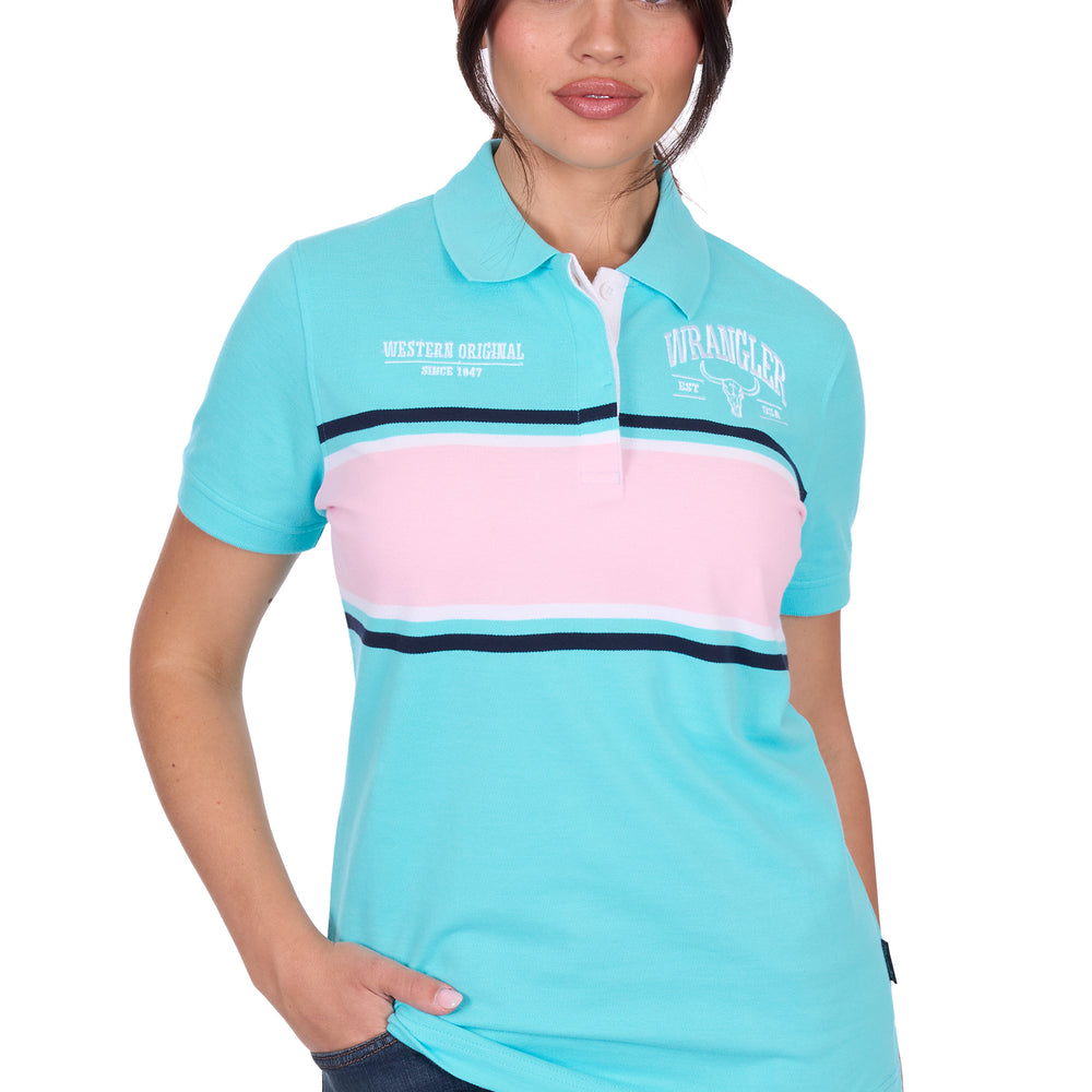 Wrangler Womens Lyndel Polo Shirt X5S2565413