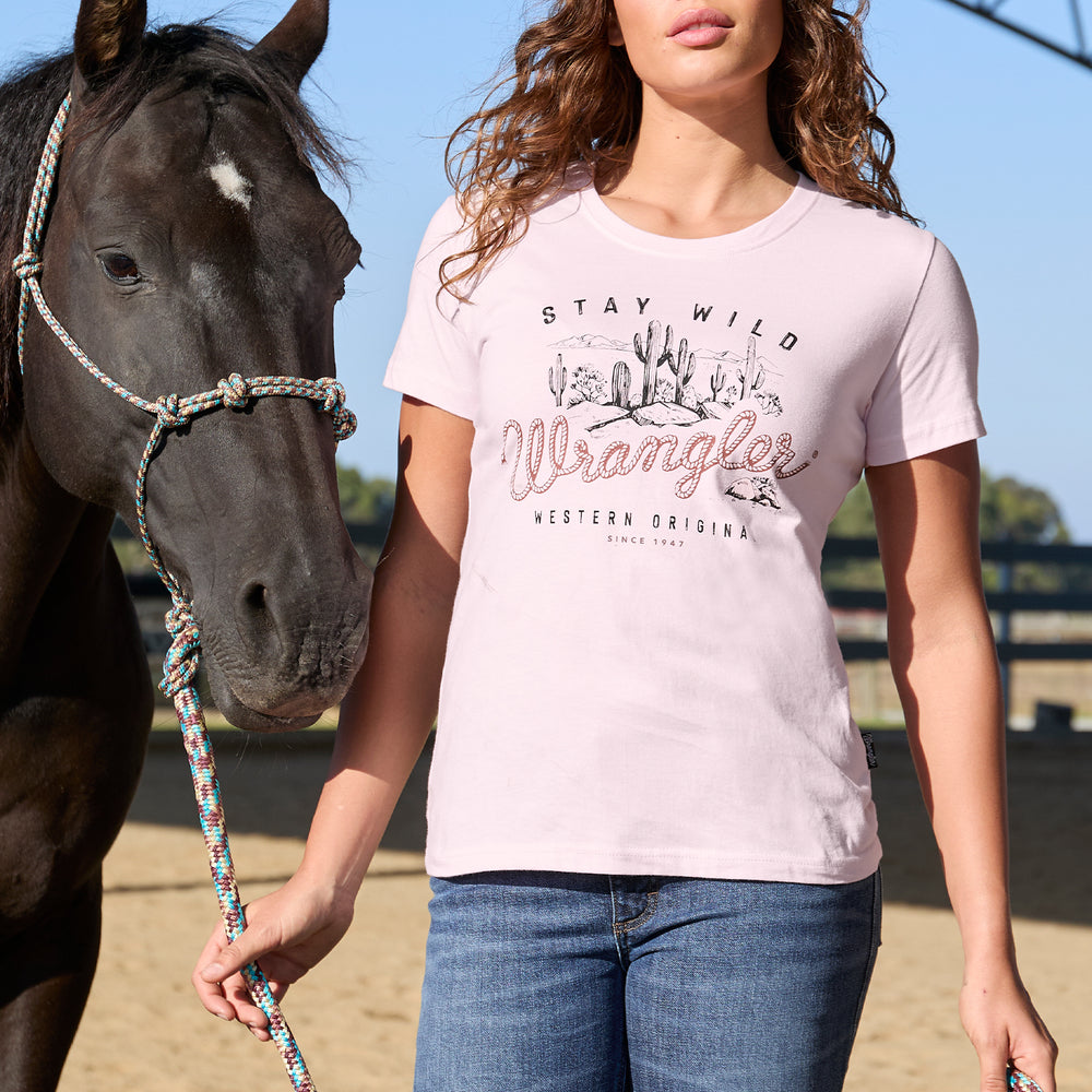 Wrangler Womens Tahlia Shirt - Blush X5S2598418