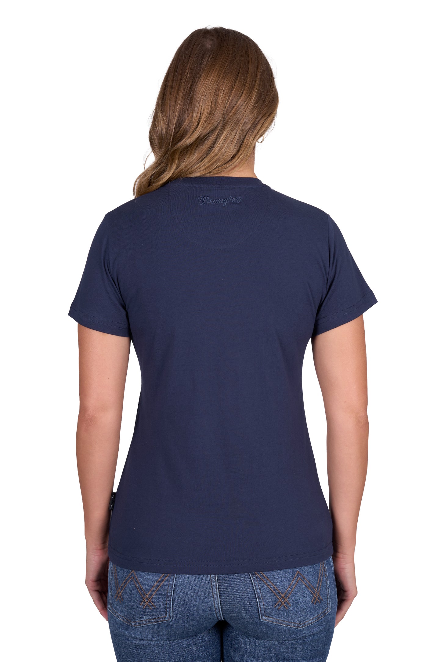 Wrangler Womens Texas Tee Shirt - Navy X5S2598460