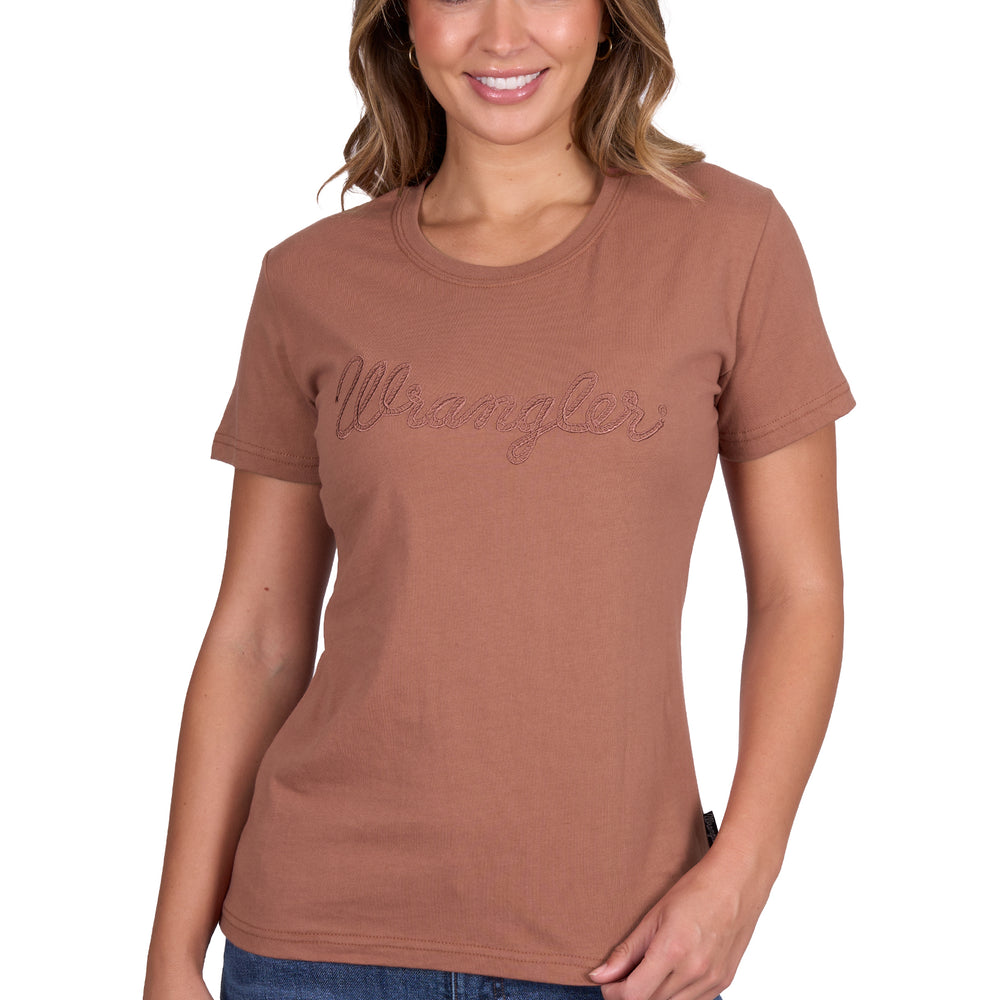 Wrangler Womens Texas Tee Shirt - Copper X5S2598460