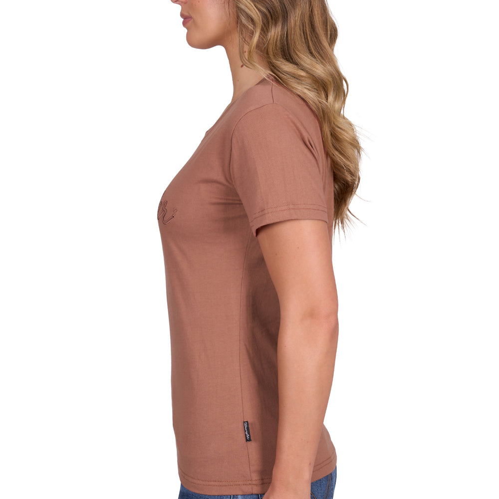 
                      
                        Wrangler Womens Texas Tee Shirt - Copper X5S2598460
                      
                    