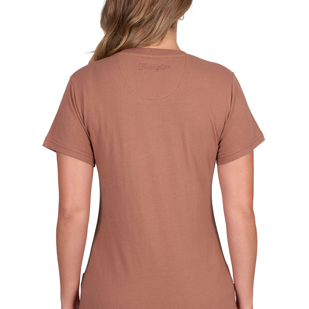 
                      
                        Wrangler Womens Texas Tee Shirt - Copper X5S2598460
                      
                    