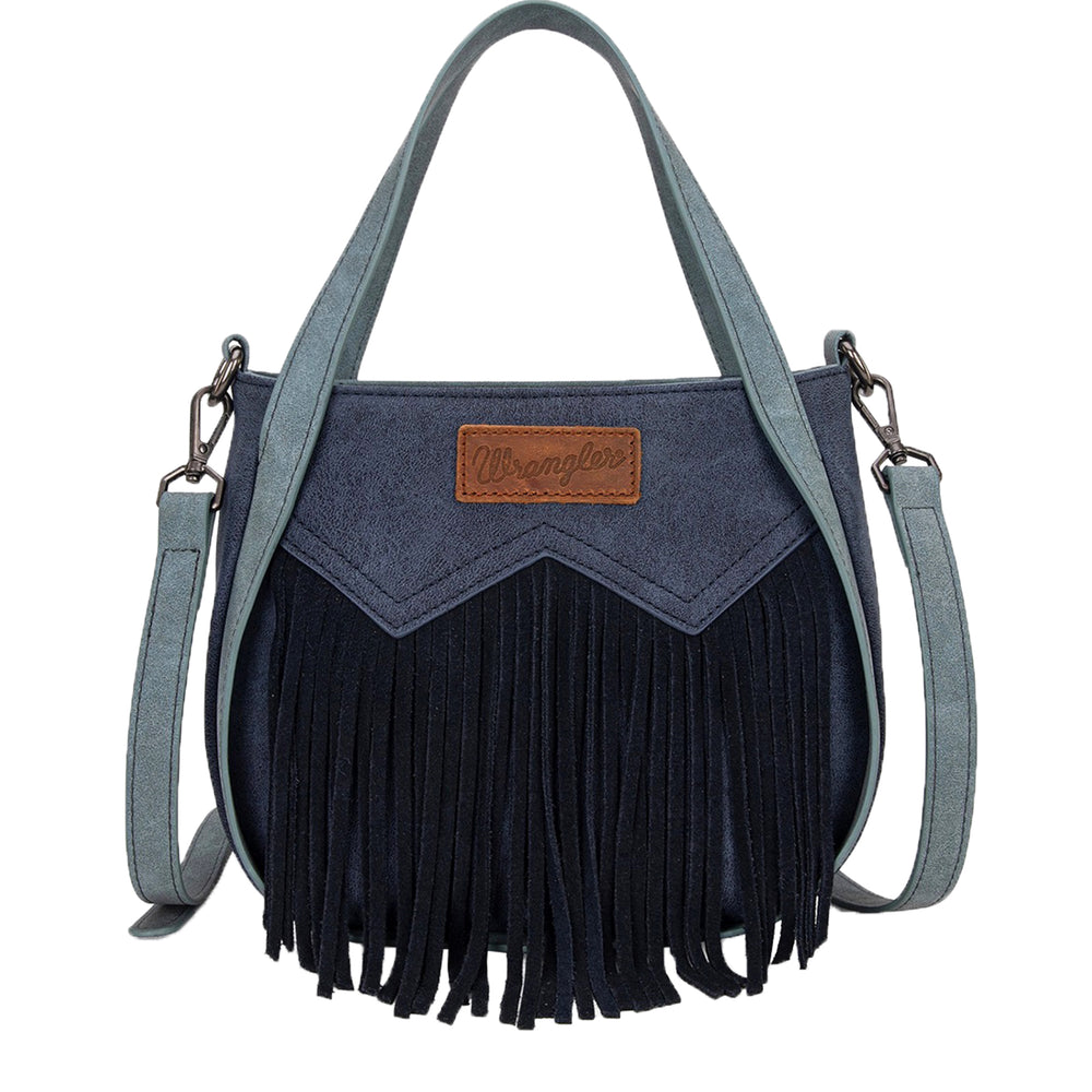 Wrangler Two Tone Fringe Bag - Navy X5S2902BAG