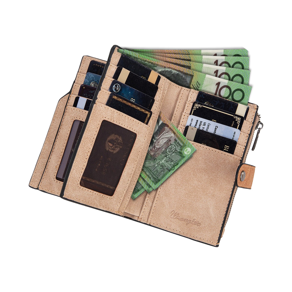 
                      
                        Wrangler W Stitch Wallet - Camel X5S2903WLT
                      
                    