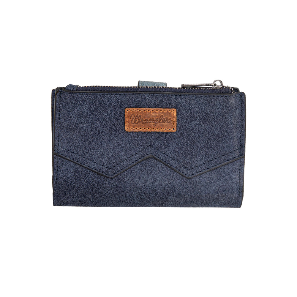 Wrangler W Stitch Wallet - Navy X5S2903WLT