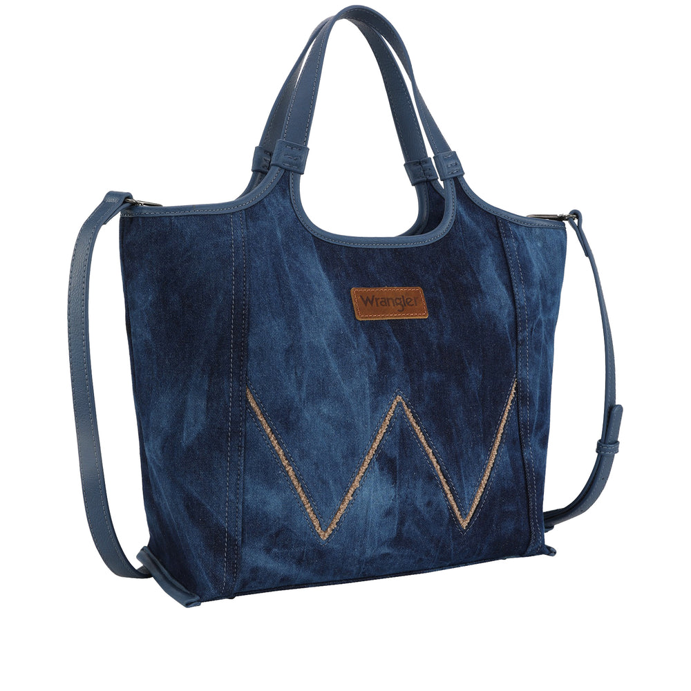 Wrangler Willa Tote Bag - Dark Denim X5S2908BAG