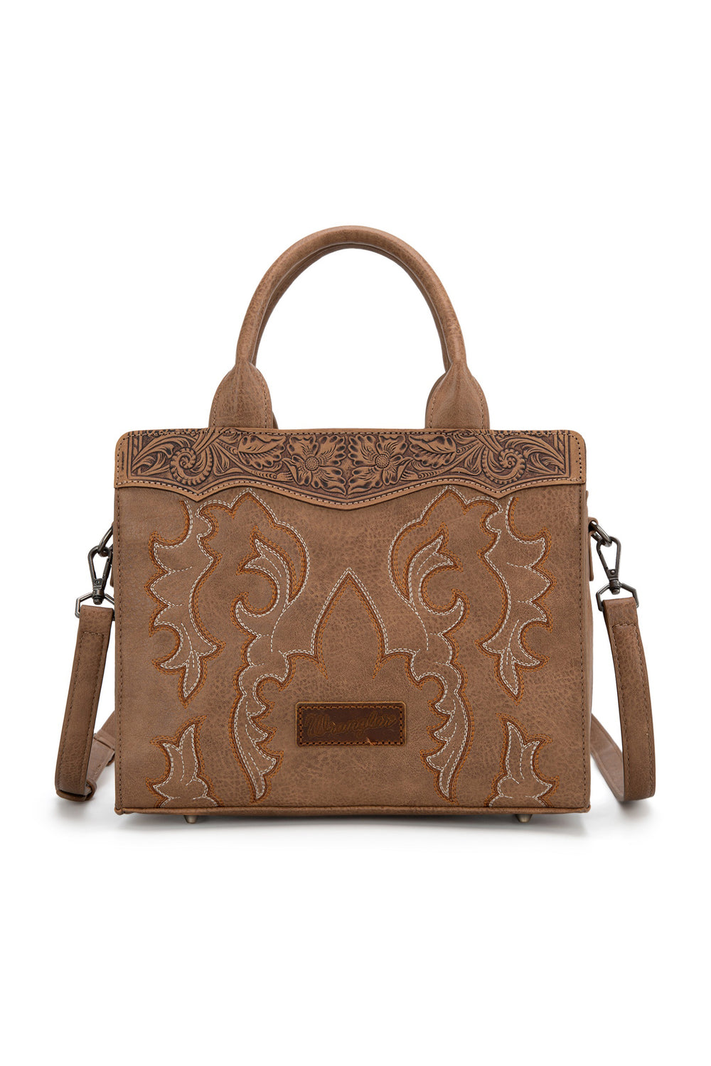 Wrangler Embroidered Crossbody Bag - Camel X5S2919BAG