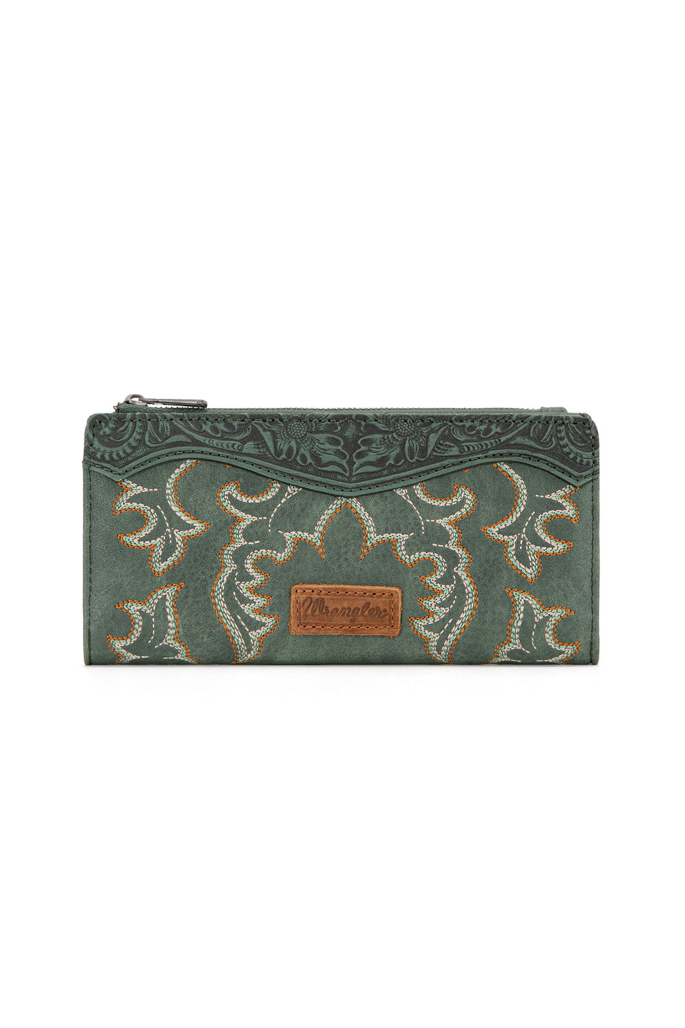 Wrangler Embroidered Wallet - Sage X5S2920WLT