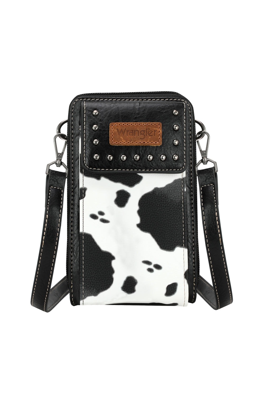 Wrangler Cow Print Phone Wallet - Black X5S2929WLT