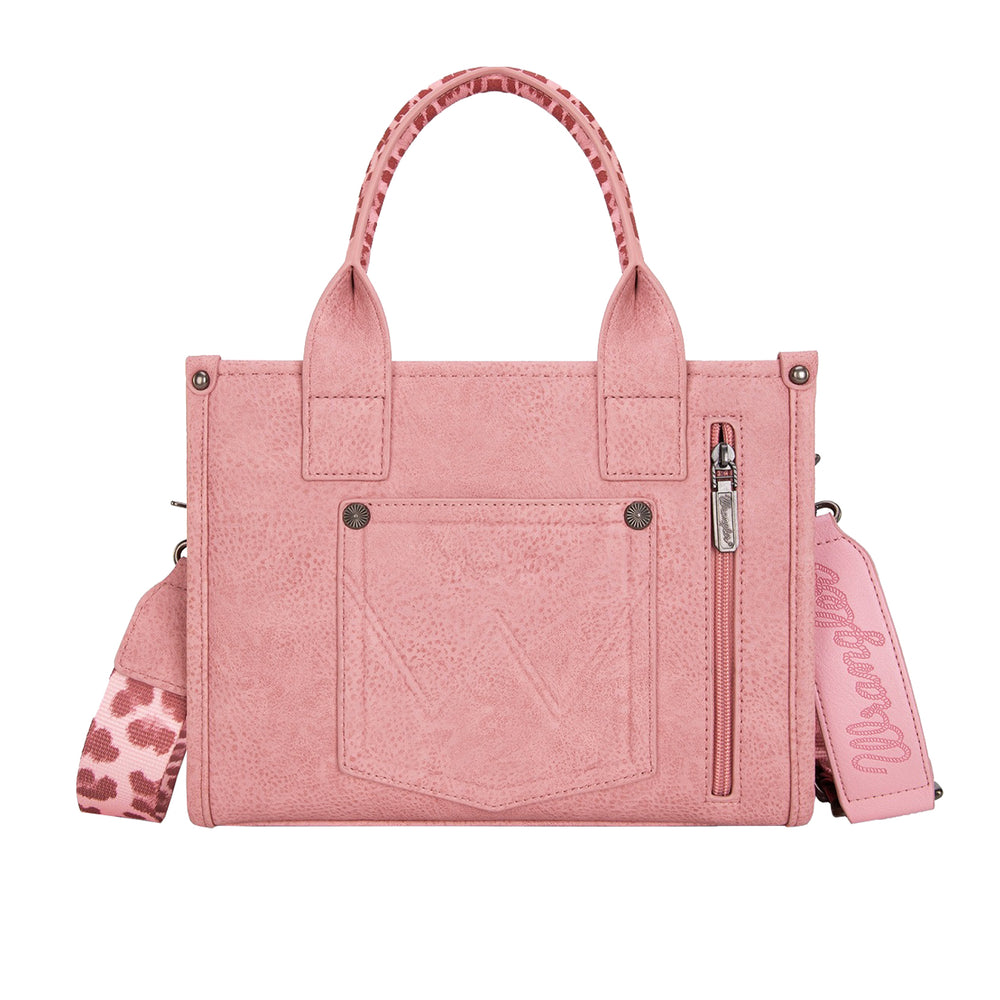 Wrangler Leopard Print Crossbody Bag - Pink X5S2934BAG