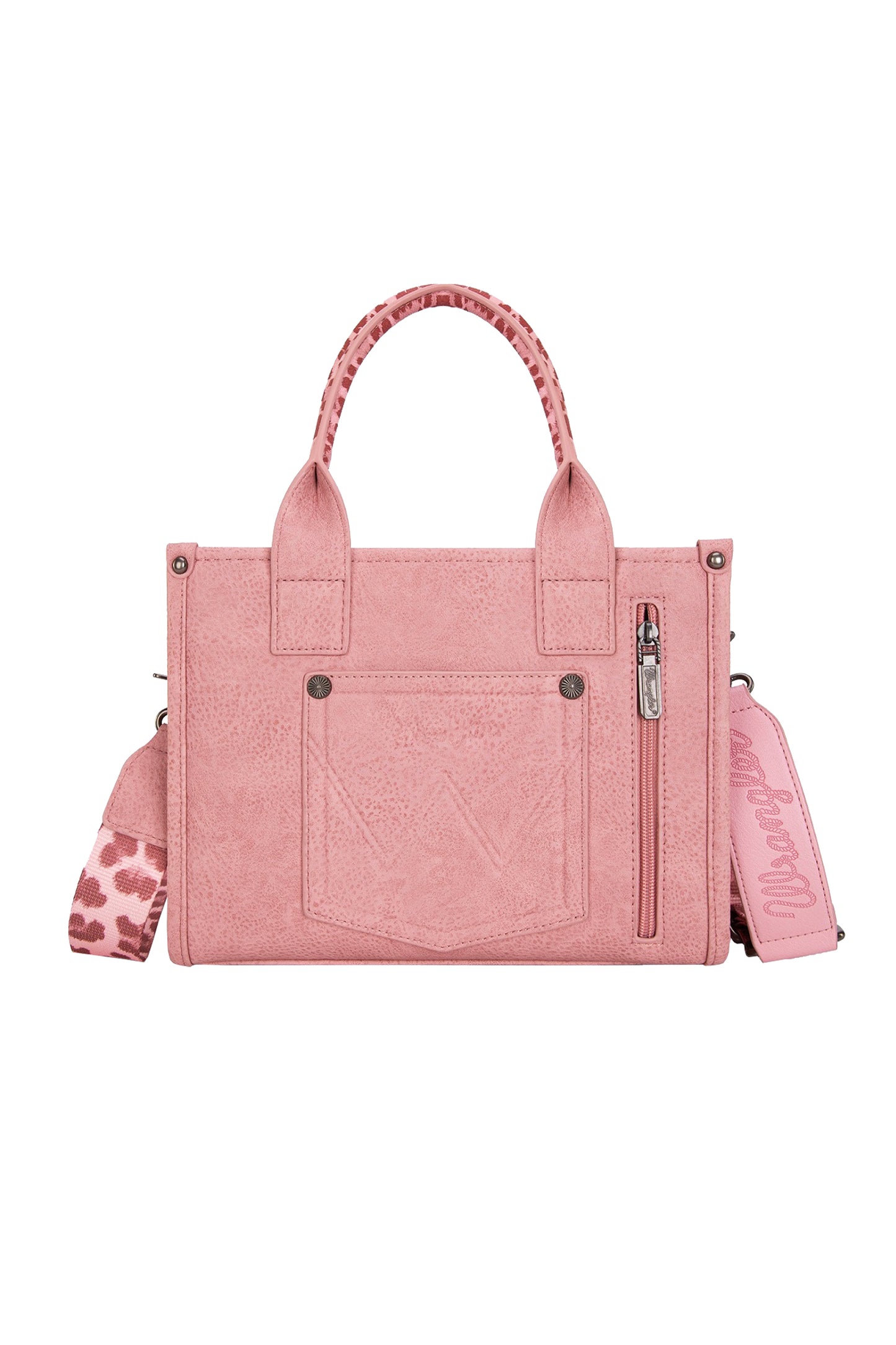 Wrangler Leopard Print Crossbody Bag - Pink X5S2934BAG