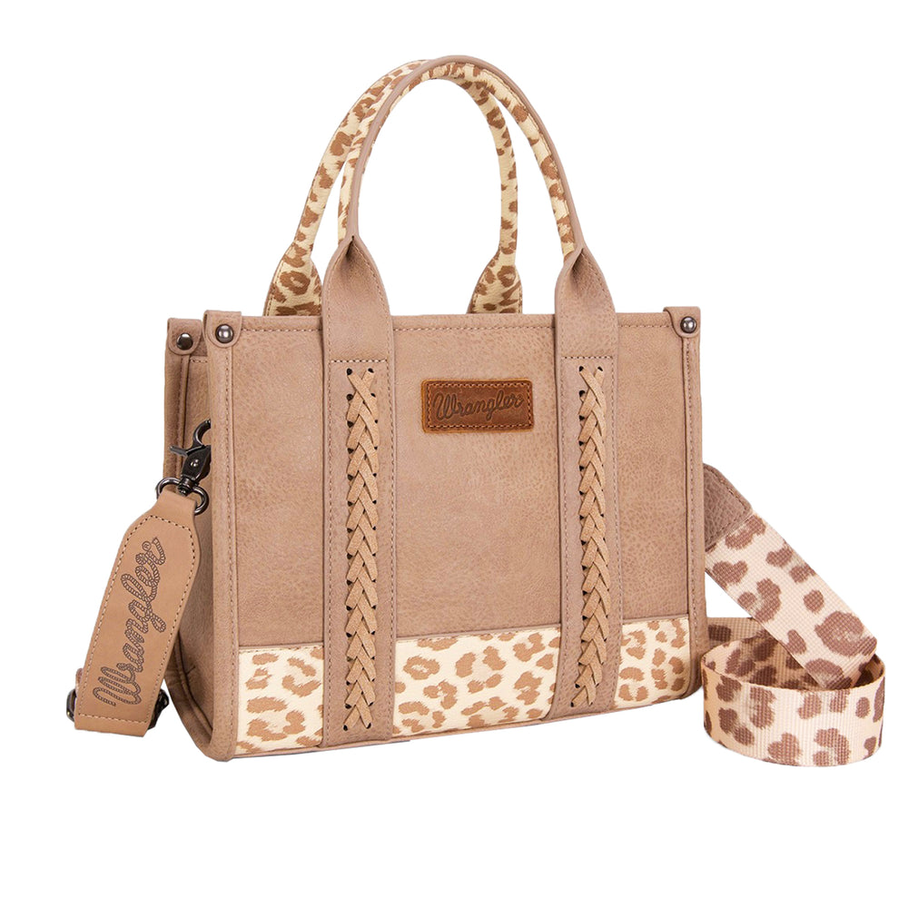 Wrangler Leopard Print Crossbody Bag - Taupe X5S2934BAG