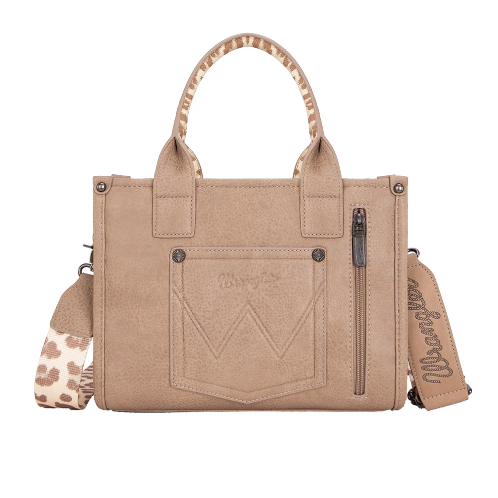 Wrangler Leopard Print Crossbody Bag - Taupe X5S2934BAG