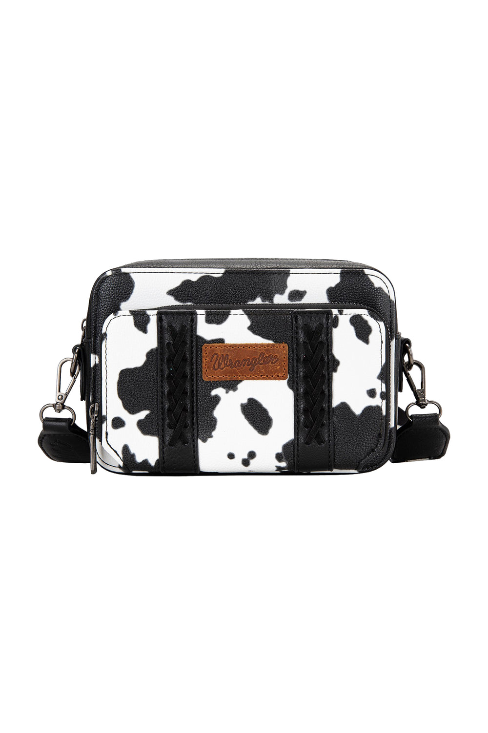 Wrangler Cow Print Small Crossbody Bag - Black X5S2936BAG
