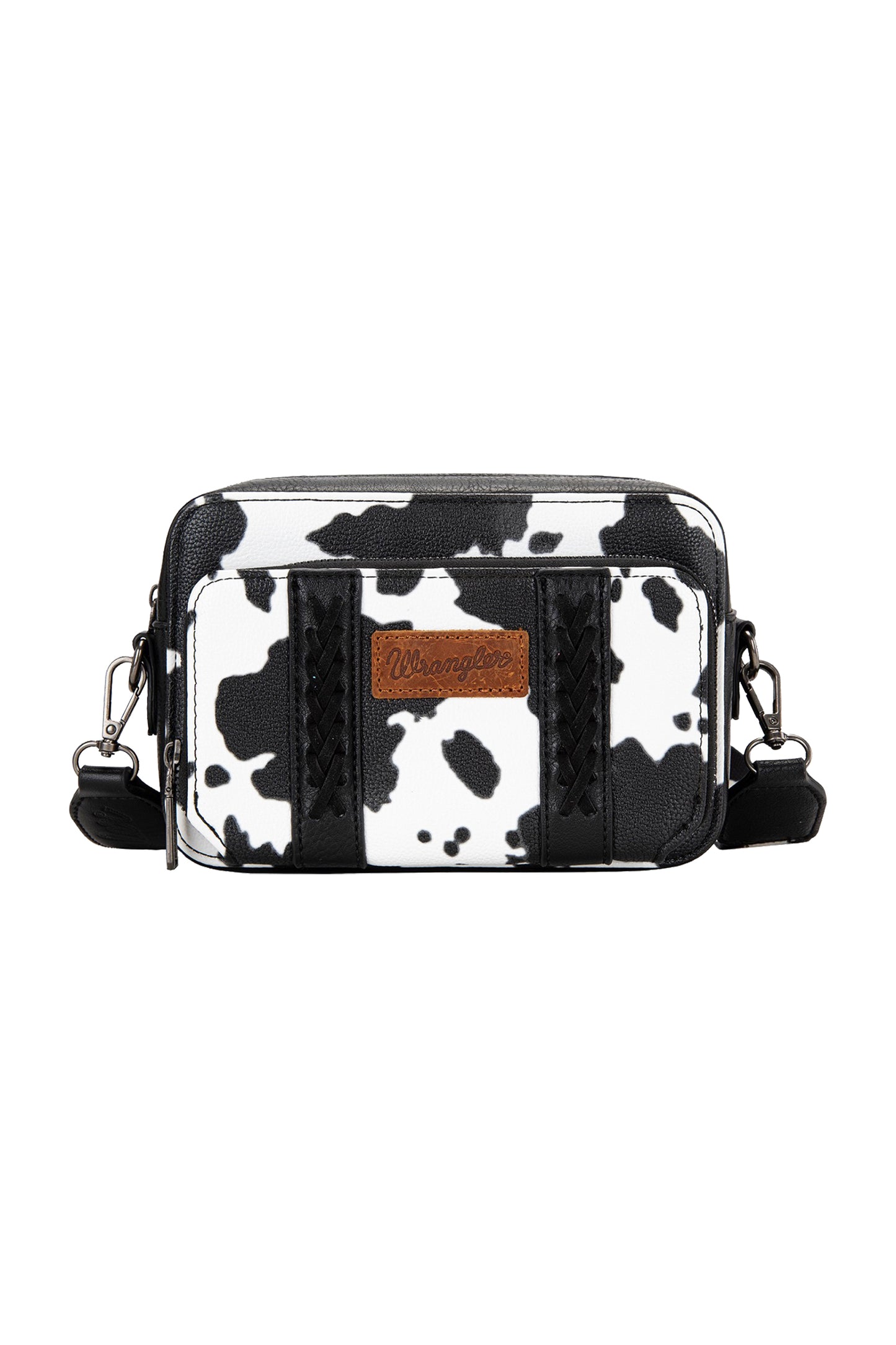 Wrangler Cow Print Small Crossbody Bag - Black X5S2936BAG