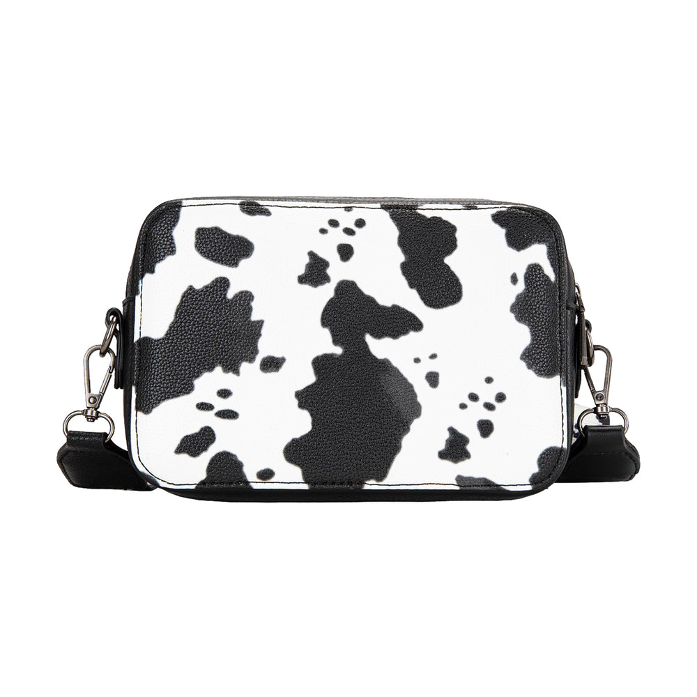 Wrangler Cow Print Small Crossbody Bag - Black X5S2936BAG