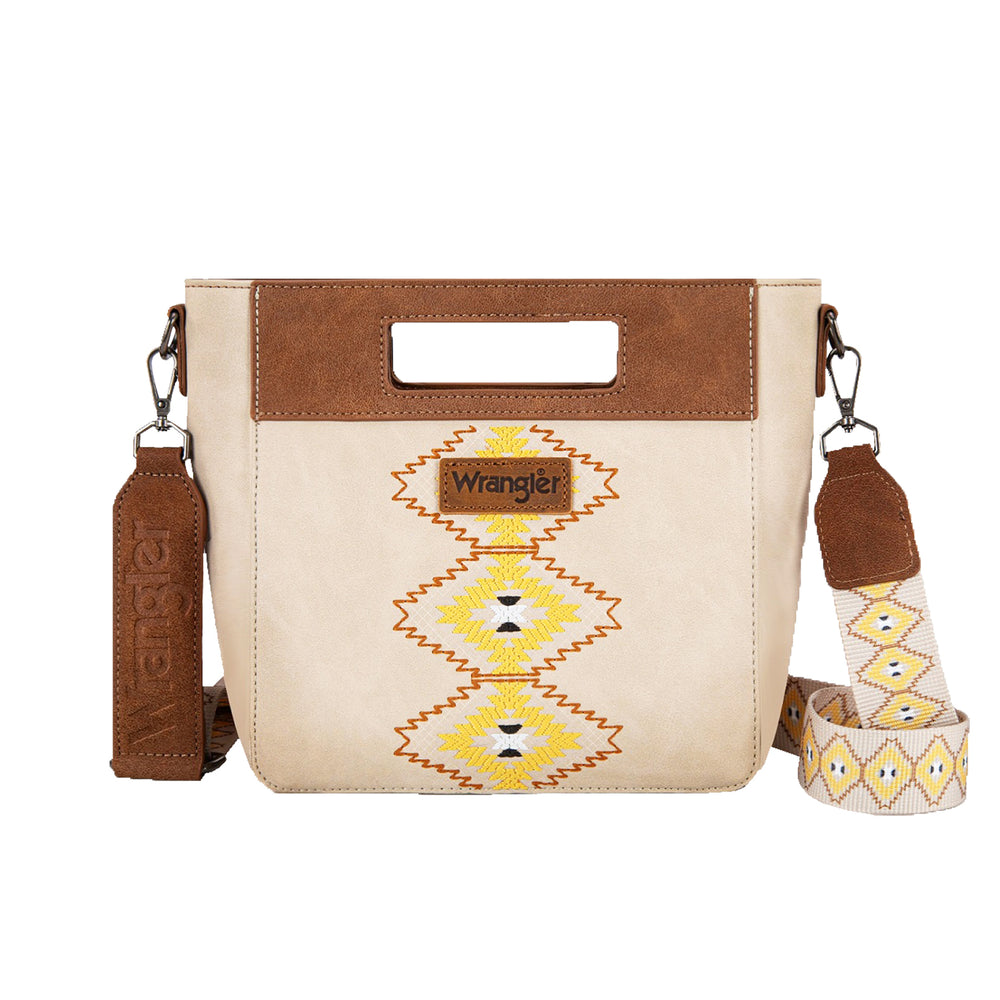 Wrangler Inez Embroidery Bag - Natural X5S2948BAG