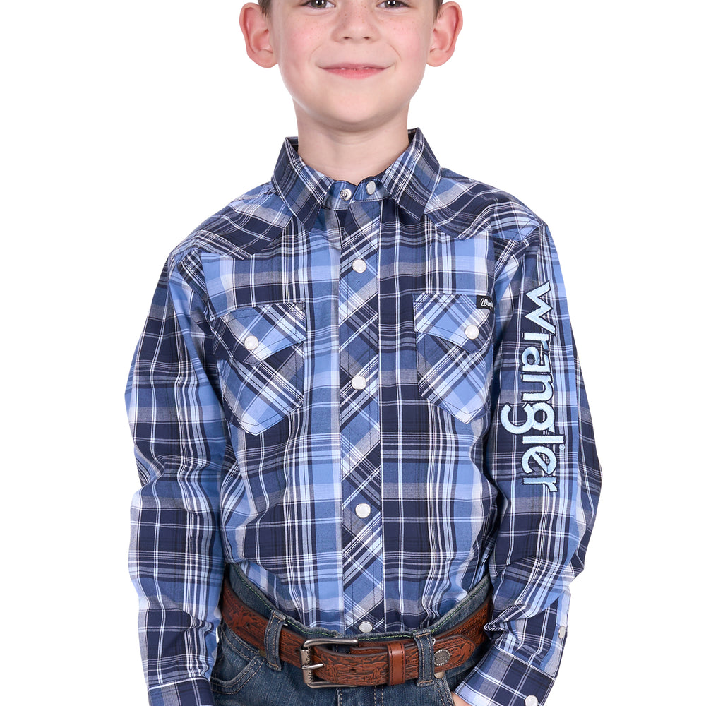 
                      
                        Wrangler Boys Billy Logo LS Dress Shirt - X5S3111362
                      
                    
