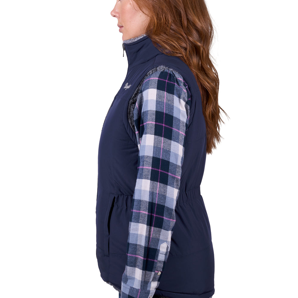 
                      
                        Wrangler Womens Denver Reversible Vest - X5W2694314
                      
                    