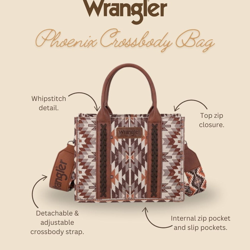 
                      
                        Wrangler Phoenix Crossbody Bag - Tan X5W2996BAG
                      
                    