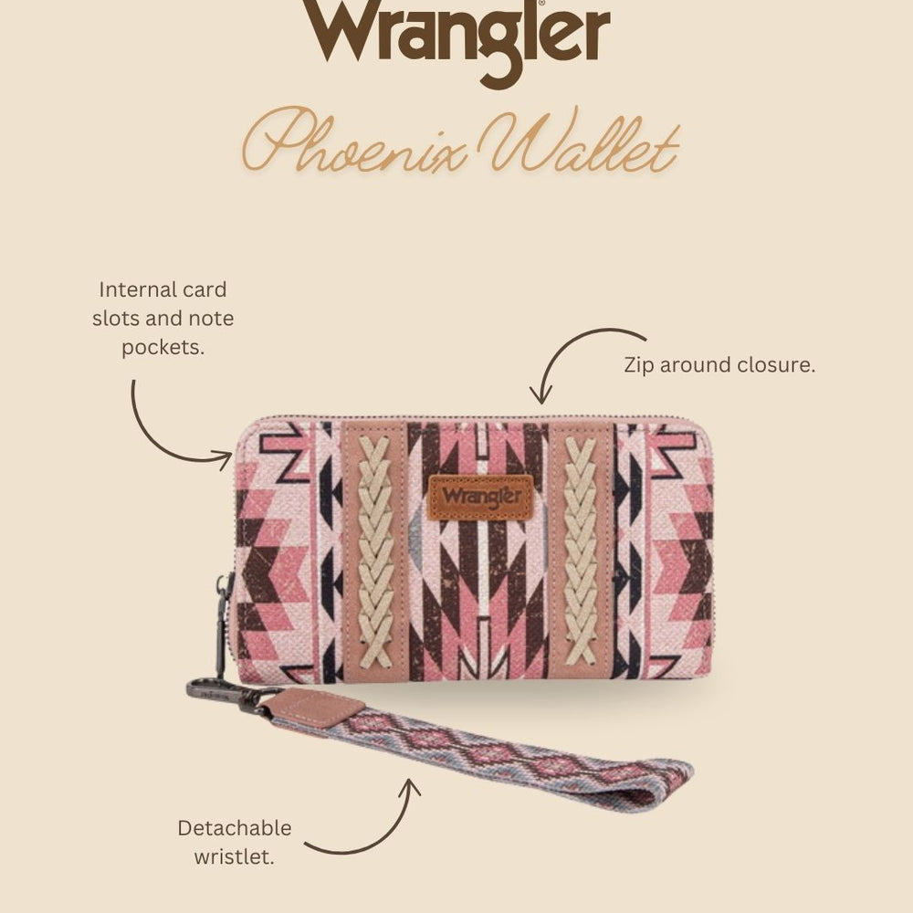 
                      
                        Wrangler Phoenix Wallet - Pink X5W2997WLT
                      
                    