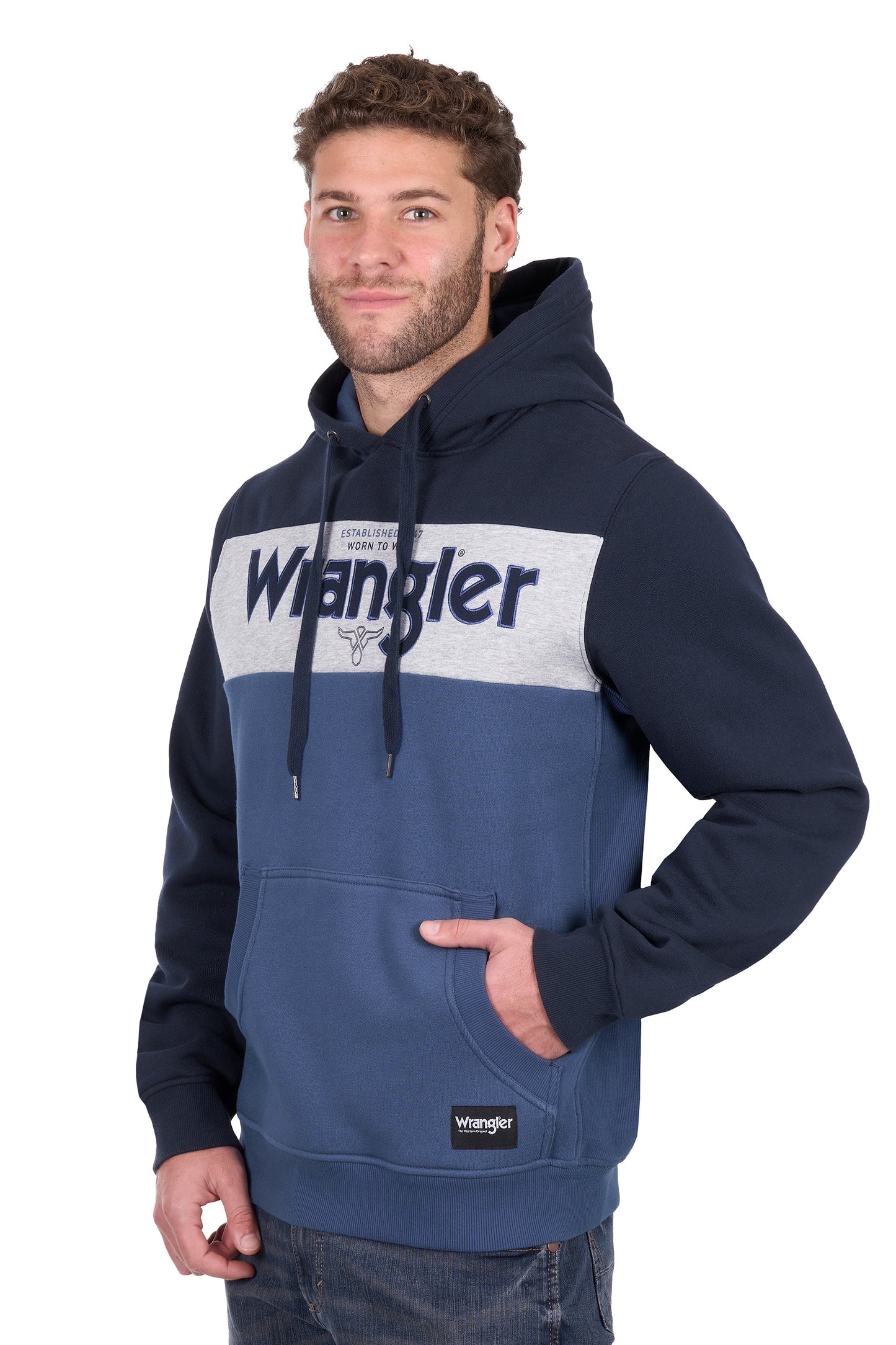 Wrangler Mens Clinton Hoodie X6W1540513