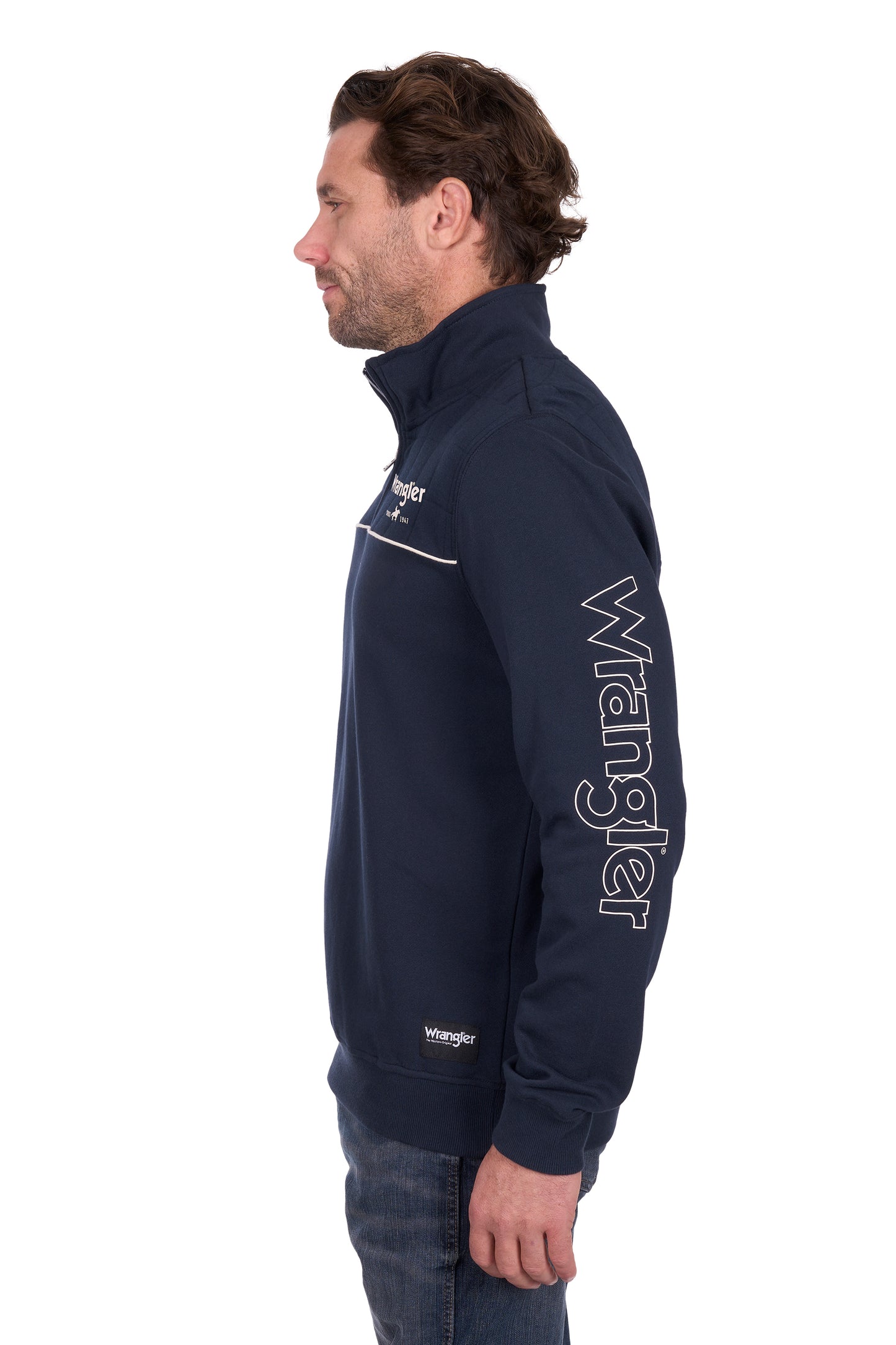 Wrangler Mens Dale 1/4 Zip Pullover X6W1573509