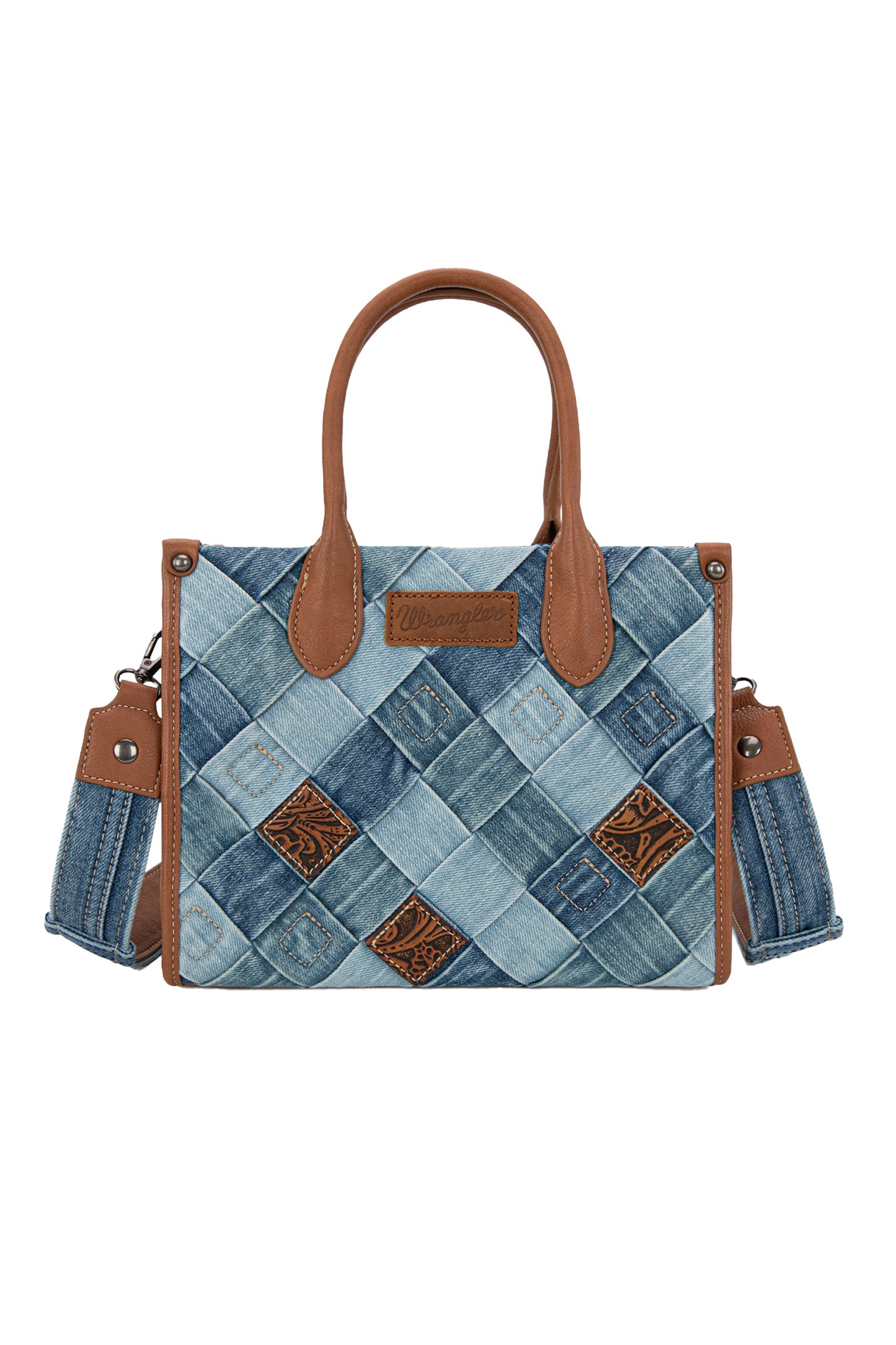 Wrangler Denim Patchwork Crossbody Bag - X6W4904BAG