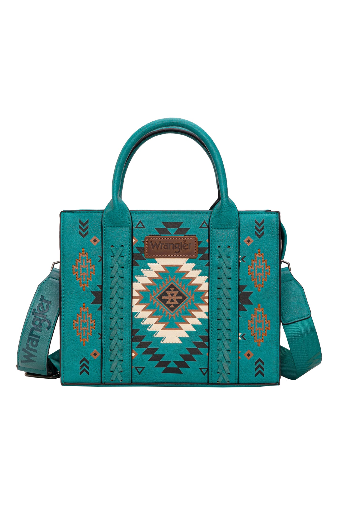 Wrangler Talia Aztec Crossbody Bag - Turquoise X6W4907BAG