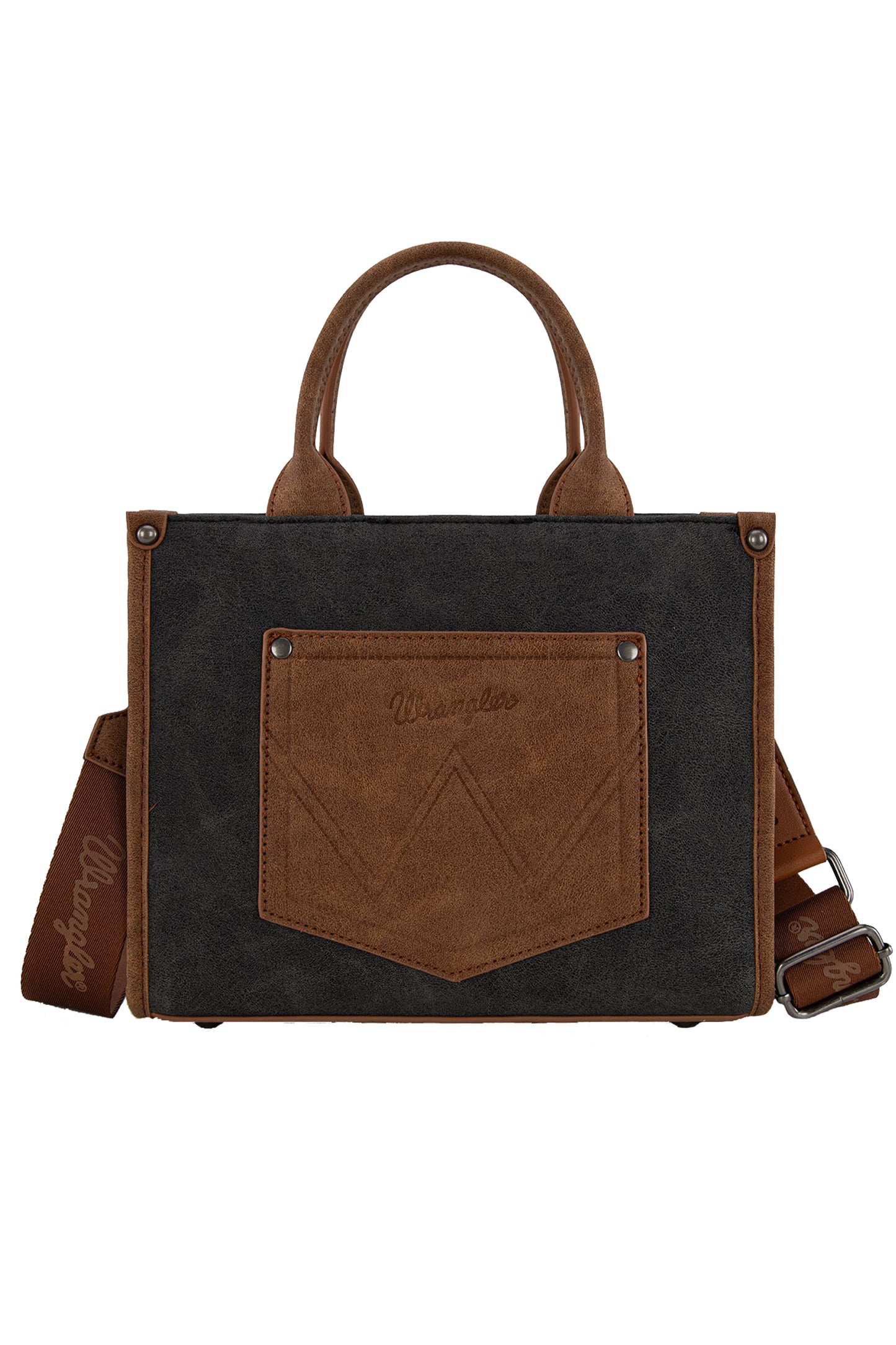 Wrangler Feature Buckle Crossbody Bag - Black X6W4912BAG