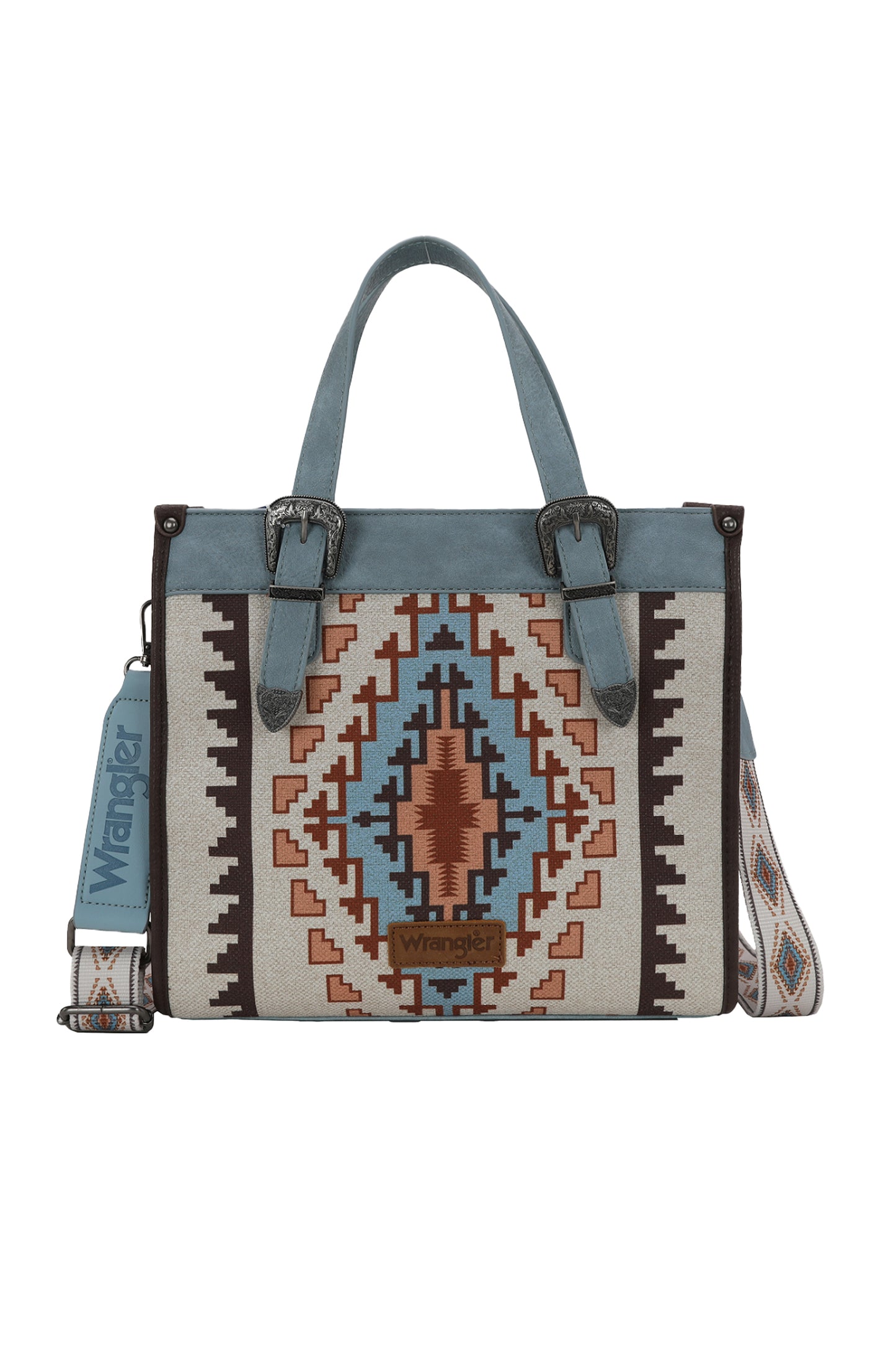 Wrangler Lucia Buckle Handle Bag - Blue X6W4913BAG