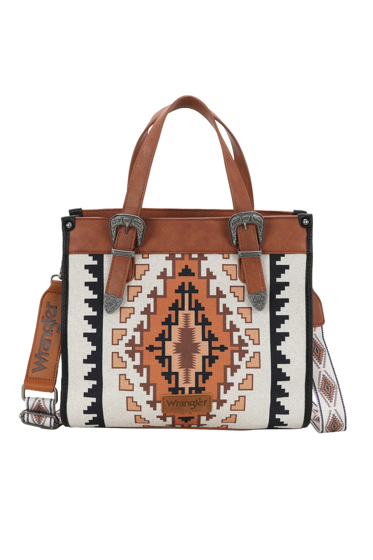 Wrangler Lucia Buckle Handle Bag - Tan X6W4913BAG