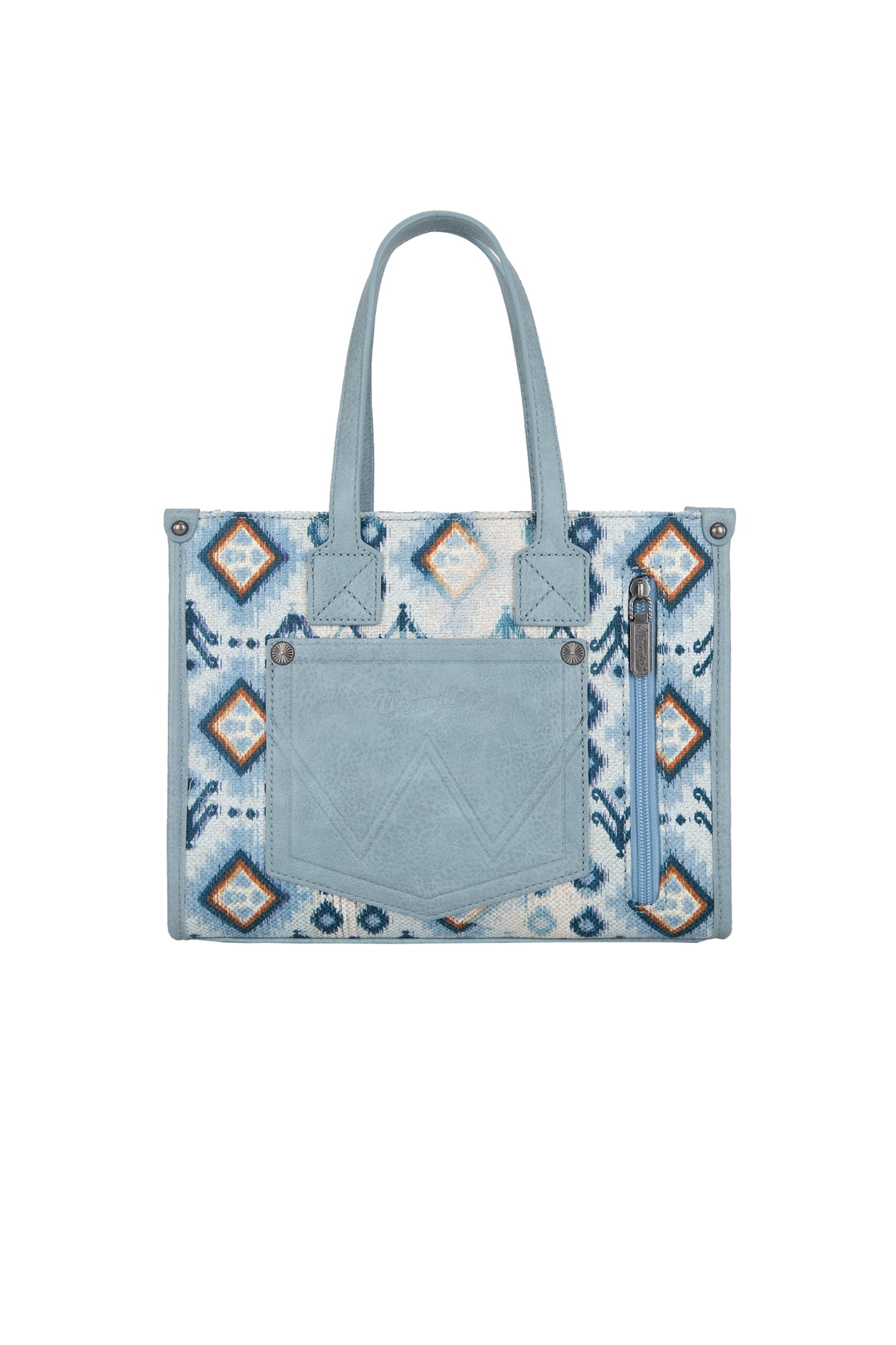Wrangler Aztec Crossbody Tote Bag - Light Blue X6W4918BAG
