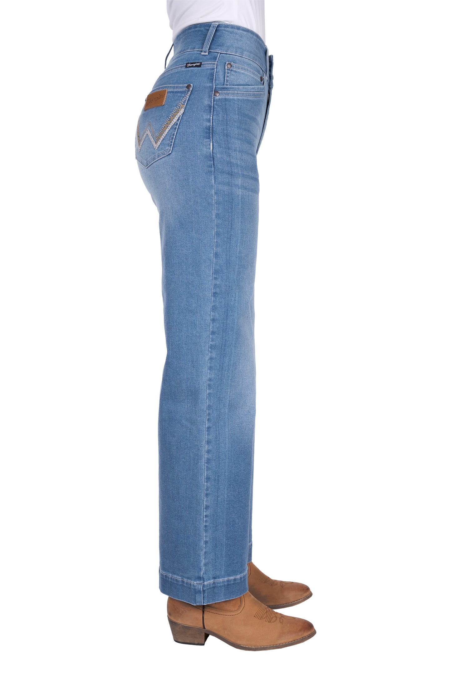 Wrangler Womens Chloe Hi Rise Jeans 30L - XCP2258580