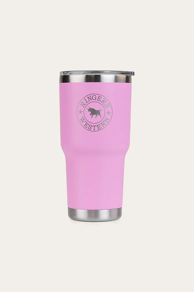 Ringers Western Yarra Powder Coated Insulated Cup - Turquoise / Pastel Pink / White