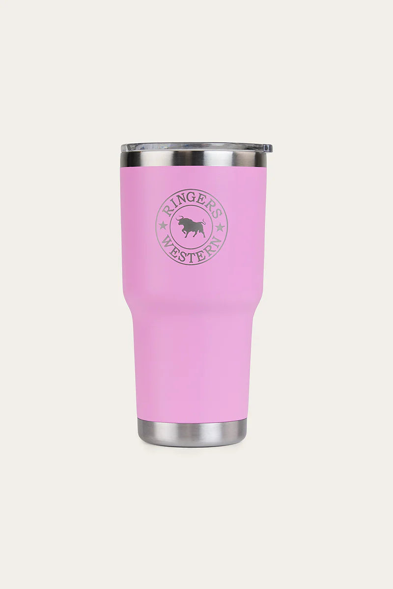Ringers Western Yarra Powder Coated Insulated Cup - Turquoise / Pastel Pink / White