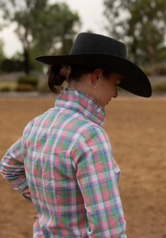 
                      
                        Black Colt Womens Kirby Shirt - Green, Pink & Blue Plaid
                      
                    