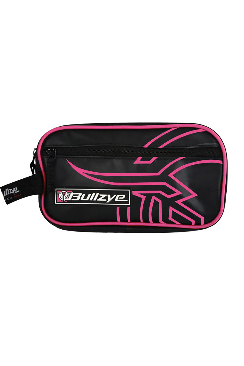 Bullzye Turbine PVC Toiletry Bag - Black/Pink BCP1906TBG