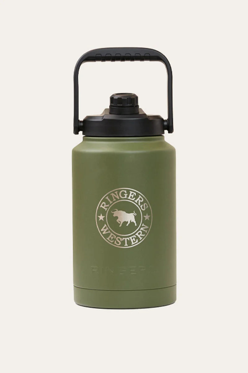 Ringers Western Big Gulp Stainless Steel Insulated - Cactus Green