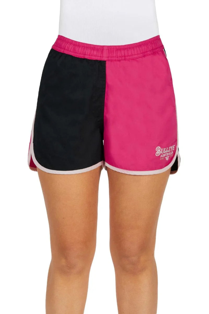 Bullzye Womens Rachel Shorts - Black / Pink B5S2300471